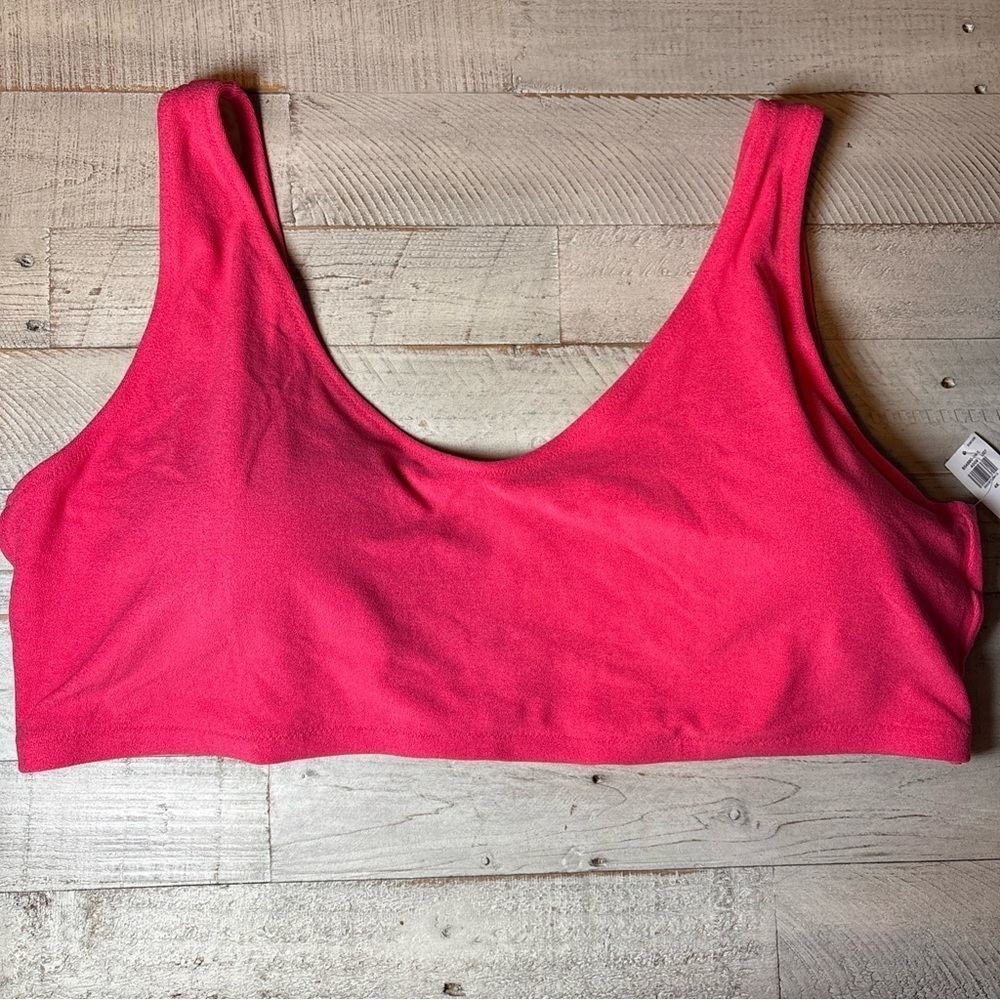Women’s 4x Bikini Classic Terry Texture In Pink From Old Navy NWT! - Picture 2 of 16